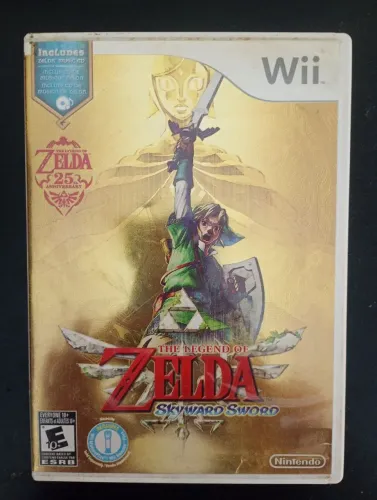 The Legend of Zelda - Skyward Sword Wii + CD com trilha orquestrada 