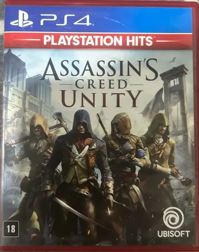 ASSASSINS CREED UNITY mídia física semi novo 