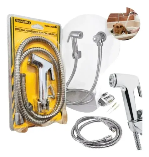 Ducha Higiênica 130cm em inox