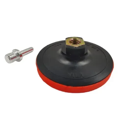 Disco Borracha 4 M14 Com Velcro E Adaptador Vila