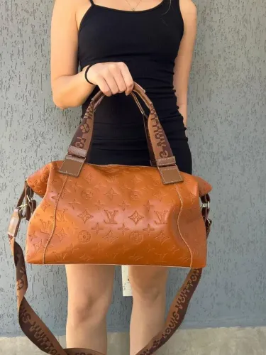 Bolsa de Ombro Marrom Louis Vuitton