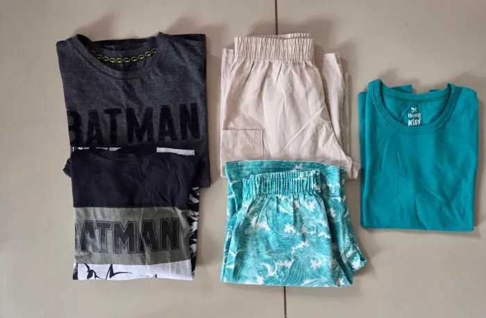 Kit Roupas Infantil - TAM. 08 - Batman e Hering