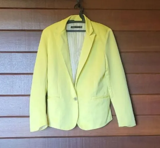 Blazer Zara Amarelo
