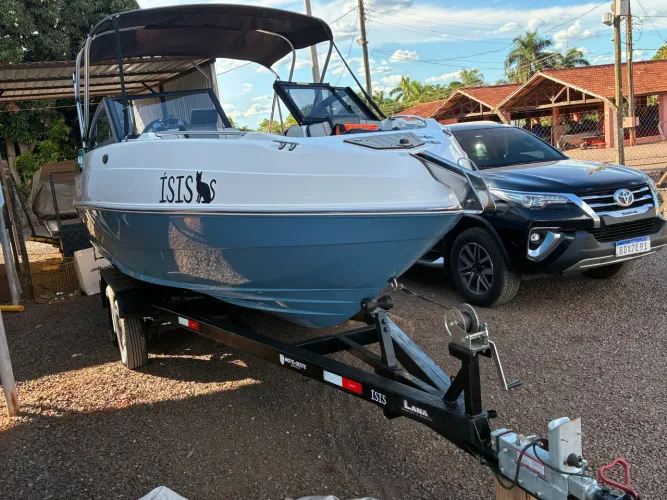 Lancha ano 2022 focker 212 com mercury 150 pro xs