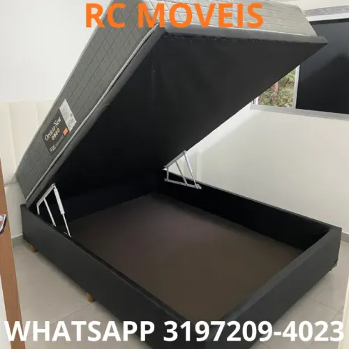 Cama Box Baú Casal Inteiriço 1.38x1.88 - Direto da Fábrica