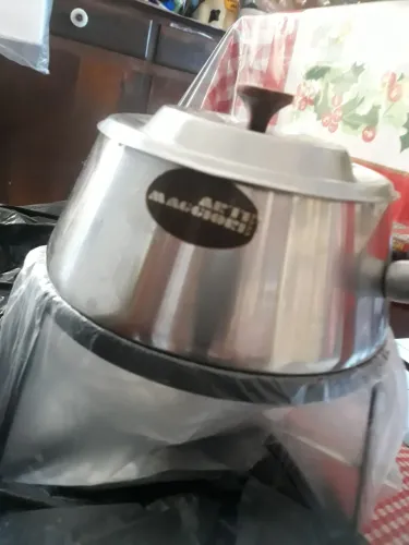 Aparelho de fondue em aço inox 