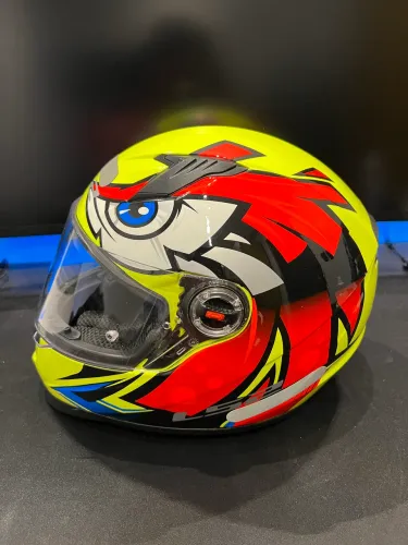 Capacete Ls2 Classic FF358 Tribal Amarelo