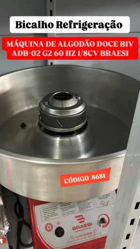 MAQUINA DE ALGODAO DOCE PROGAS NOVA