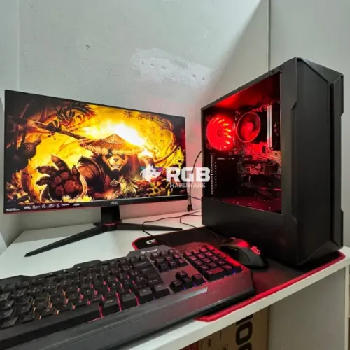 PC Gamer COMPLETO RYZEN 5 +RX-VEGA+ 1 ano de garantia e em até 12x
