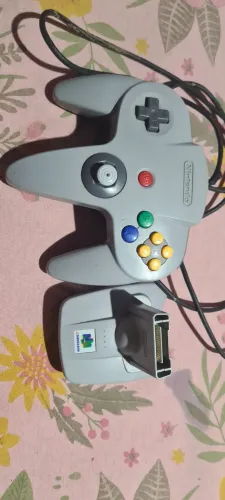 controle de Nintendo 64 com transfere pack