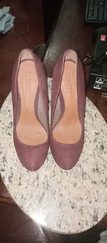 Promoção Sapt.Schutz de camurça vinho 