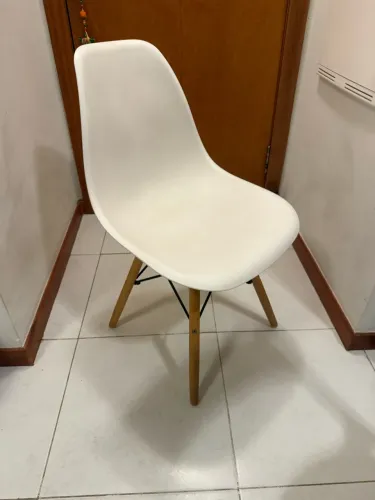 Cadeira Branca jantar, sala, escritório