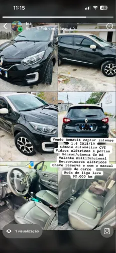 Renault Captur Life 1.6 16V Flex 5P Aut. 2018