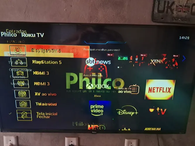 Philco 43 polegadas com defeito