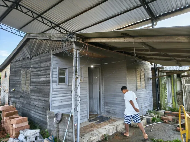 Casa para retirar do local