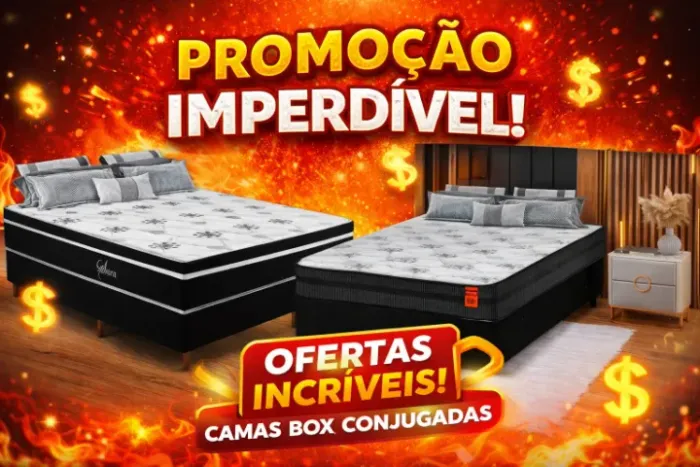 Cama box conjugada casal PROMOÇÃO IMPERDIVEL, oferta incrível pague na sua casa !!