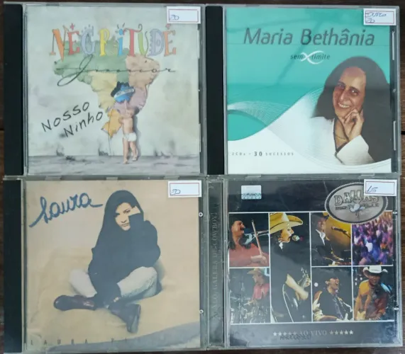 Lote 4 CD's por apenas 60 Reais! 