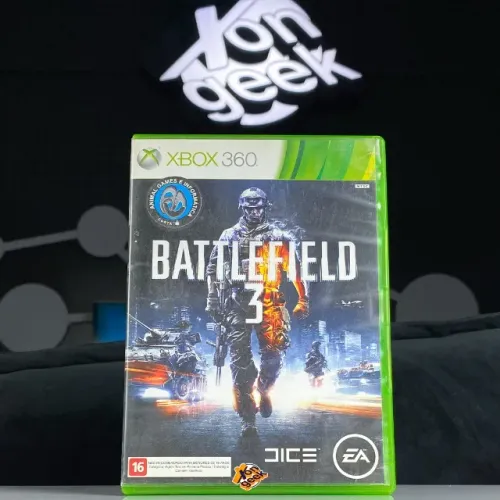 Jogo Xbox 360 Battlefield 3 (Seminovo)| Um Clássico! - A Pronta Entrega! | Item com CAPA