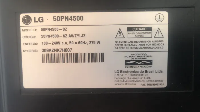 Placa principal TV LG 50 polegadas