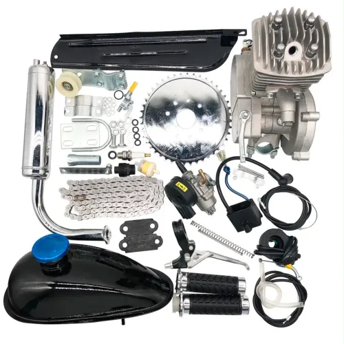 Kit motor de bicicleta 80cc OKM na caixa 