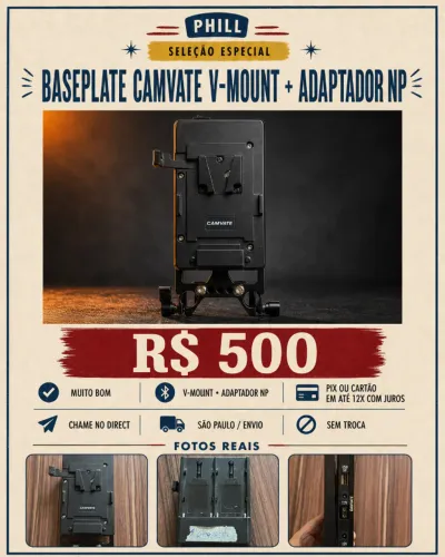 BASEPLATE CAMVATE V-MOUNT + NP
