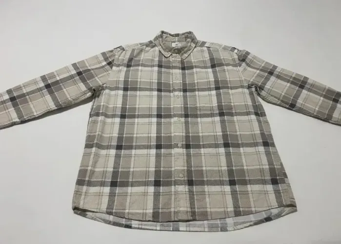 Camisa Casual H & M Tamanho G Xadrez Veludo Ótimo Estado