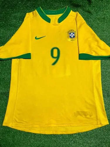 Camisa Seleção Brasileira Home 2006 #9 Ronaldo Fenômeno