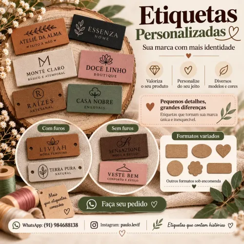 Etiquetas personalizadas.