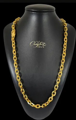 Cordão Cartie ouro 18 com 60 gramas 