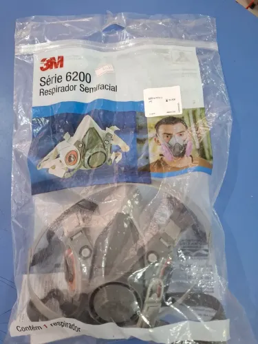 Máscara Respirador 6200 Semi Facial Médio 3M Nova