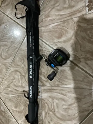 Kit vara + carretilha + linha SHIMANO