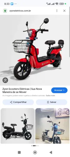 ZYON Scooter Elétrica 350 W