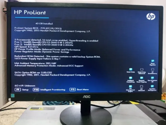 Servidor HP Proliant DL 380 G8 P