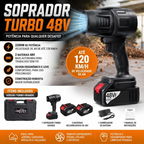 Soprador turbo 48 v