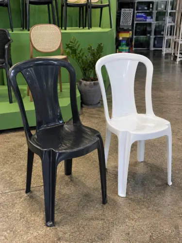 CADEIRA PLÁSTICA RESISTENTE 182kg - Cadeira Anápolis