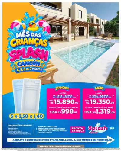 Promoção de piscina
