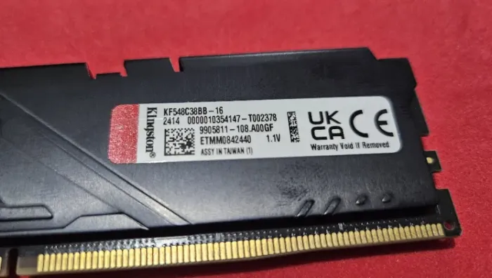 Kit 32GB Memória DDR5 Kingston Fury Beast 4800MHz CL38