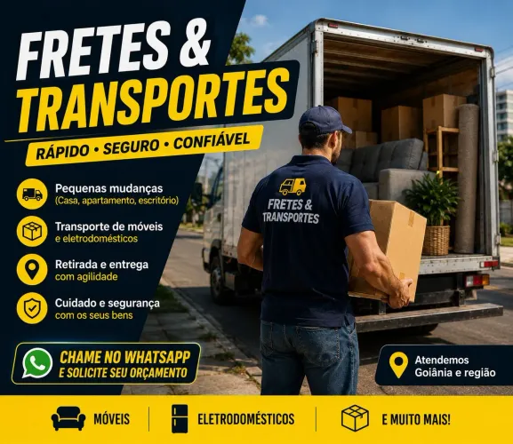 ? FRETES & TRANSPORTES - GOIÂNIA E REGIÃO