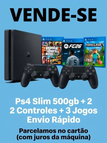 Vende-se PS 4 Slim