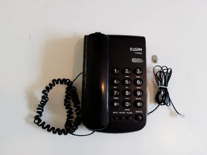 Aparelho telefonico Elgin TCF 2000 preto