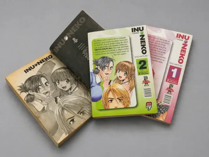 Inu Neko Completo Vol 1 ao 3 Mangá JBC Kyo Hatsuki