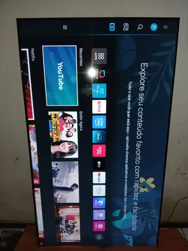 Tv Samsung smart 4k borna infinita 75 polegada
