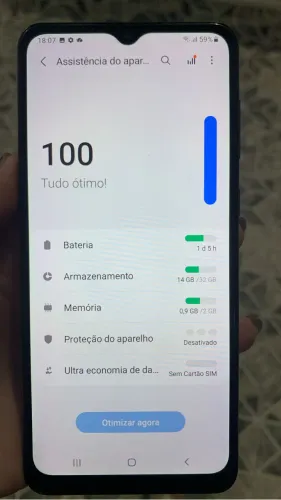 Celular Samsung A02 - Semi novo