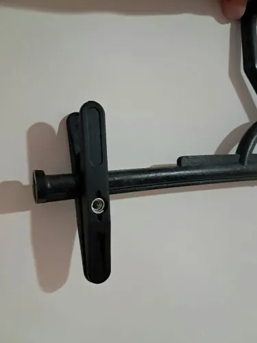 Kit 84 presilha plástico cabide reto preto prendedor clip organizador armário roupas