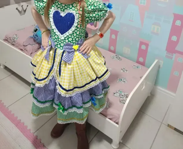 Vestido Junino do Brasil