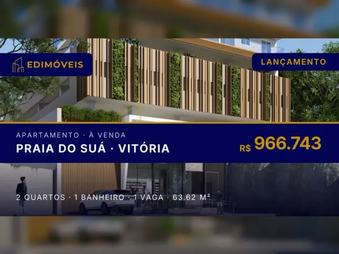 Apartamento com Vista e Lazer na Cobertura na Praia do Suá!