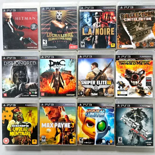 Need for speed red dead devil my cry max payne jogos ps3