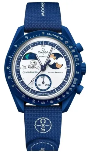 Omega x Swatch MoonSwatch Snoopy Azul 