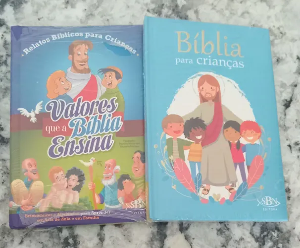Livro Bíblia infantil ilustrada 