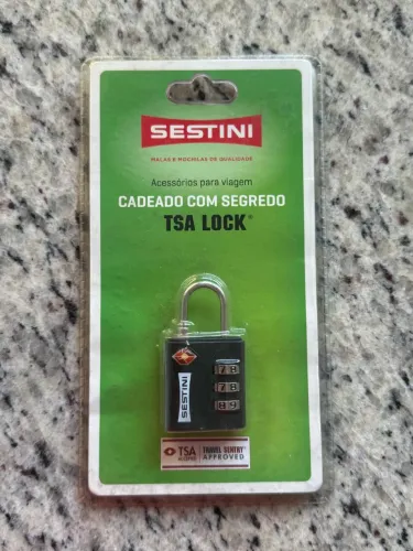 Cadeado Com Segredo TSA Lock Sestini - Novo / Lacrado